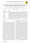 Research paper thumbnail of Effect of edible coating of sago starch-gelatine incorporated with papaya seed extract on the storage stability of Malaysian fish sausage (keropok lekor)