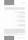 Research paper thumbnail of La elaboración del padrón electoral en tiempos de pandemia: las Elecciones Generales 2021 en Perú