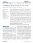 Research paper thumbnail of The potential of C4 grasses for cellulosic biofuel production