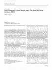 Research paper thumbnail of DOE Bioenergy Center Special Issue: The Joint BioEnergy Institute (JBEI)