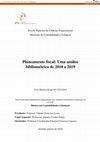 Research paper thumbnail of Planeamento fiscal: uma análise bibliométrica de 2010 a 2019