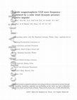 Research paper thumbnail of Dayside magnetospheric ULF wave frequency modulated by a solar wind dynamic pressure negative impulse