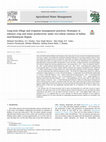 Research paper thumbnail of Long-term tillage and irrigation management practices: Strategies to enhance crop and water productivity under rice-wheat rotation of Indian mid-Himalayan Region