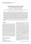 Research paper thumbnail of Reliability of analytical models for the prediction of out-of-plane capacity of masonry infills