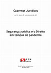 Research paper thumbnail of Segurança jurídica e eficiência nas políticas judiciárias em tempos de pandemia