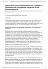 Research paper thumbnail of Offener Brief von 155 Exper­tin­nen und Exper­ten für Ost­eu­ropa und inter­na­tio­nale Sicher­heit an die Bundesregierung