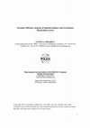 Research paper thumbnail of Dynamic Efficiency Analysis of Spanish Outdoor and Greenhouse Horticulture Sector