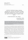 Research paper thumbnail of Reseña de CANTOS CASENAVE, Marieta (edición, introducción y notas de), Diccionario razonado manual para inteligencia de ciertos escritores que por equivocación han nacido en España [Cádiz, 1811]