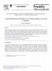 Research paper thumbnail of Logical/Mathematical Intelligence in Teaching English as a Second Language