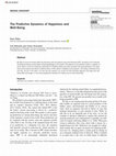 Research paper thumbnail of The Predictive Dynamics of Happiness and Well-Being