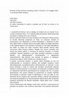 Research paper thumbnail of Battini Ricordo Paul