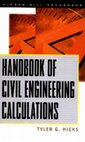 Research paper thumbnail of Handbook of civil engineering calculations