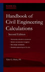 Research paper thumbnail of HANDBOOK OF CIVIL ENGINEERING CALCULATIONS