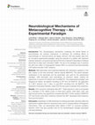 Research paper thumbnail of Neurobiological Mechanisms of Metacognitive Therapy – An Experimental Paradigm