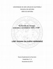 Research paper thumbnail of El Partido de Zacapa: economía y sociedad de 1660 a 1720