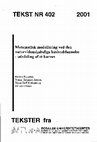 Research paper thumbnail of Matematisk modellering ved den naturvidenskabelige basisuddannelse: udvikling af et kursus