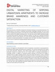 Research paper thumbnail of Digital Marketing of Serpong Urbantown Apartments to Increase Brand Awareness and Customer Satisfaction