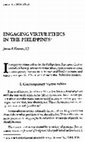 Research paper thumbnail of Engaging Virtue Ethics in the Philippines