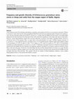 Research paper thumbnail of Frequency and genetic diversity of Echinococcus granulosus sensu stricto in sheep and cattle from the steppe region of Djelfa, Algeria