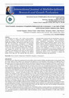 Research paper thumbnail of Socio-Economic consequences of population displacement due to insurgency: A case study of Mubi north local government Adamawa state, Nigeria