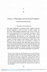 Research paper thumbnail of Celsus, or Philosophy and the Second Sophistic