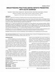 Research paper thumbnail of Breastfeeding Practices Among Infants Presenting with Acute Diarrhea