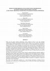 Research paper thumbnail of Design of Performance Evaluation Tools for Drainage of Roads System in Developing Country (Case Study: Drainage System for City Roads in Padang Indonesia)