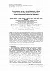 Research paper thumbnail of Determination of the Critical Indicators of Raod Performance for Disaster Evacuation Route in the Coastal Area, Padang City, Indonesia