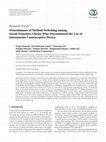 Research paper thumbnail of Determinants of Method Switching among Social Franchise Clients Who Discontinued the Use of Intrauterine Contraceptive Device