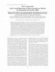 Research paper thumbnail of Early Growth Behaviour of Wheat Genotypes as Affected by Polyethylene Glycol (PEG-6000)