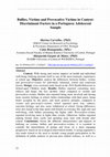 Research paper thumbnail of Bullies, Victims and Provocative Victims in Context: Discriminant Factors in a Portuguese Adolescent Sample