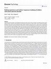 Research paper thumbnail of Bullying experiences and mothers' responses to bullying of children with autism spectrum disorder