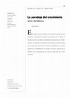 Research paper thumbnail of La paradoja del crecimiento lento de México