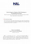 Research paper thumbnail of On the impact of indirect WAN routing on geo-replicated storage