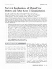 Research paper thumbnail of Survival Implications of Opioid Use Before and After Liver Transplantation