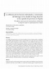 Research paper thumbnail of Los factores invididuales y contextuales del liderazgo en los alcaldes de larga duración en las capitales de provincia en España