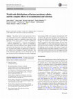 Research paper thumbnail of World-wide distributions of lactase persistence alleles and the complex effects of recombination and selection