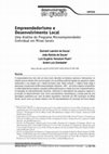 Research paper thumbnail of Empreendedorismo e desenvolvimento local: uma análise do programa Microempreendedor Individual em Minas Gerais, Brasil