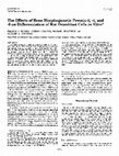 Research paper thumbnail of The effects of bone morphogenetic protein-2, -4, and -6 on differentiation of rat osteoblast cells in vitro