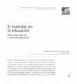 Research paper thumbnail of El malestar en la educación