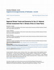 Research paper thumbnail of Regional Climate Trends and Scenarios for the U.S. National Climate AssessmentPart 4. Climate of the U.S. Great Plains