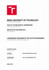 Research paper thumbnail of Lagrangian tracking of the cavitation bubble