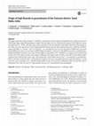 Research paper thumbnail of Origin of high fluoride in groundwater of the Tuticorin district, Tamil Nadu, India