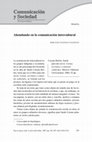 Research paper thumbnail of Ahondando en la comunicación intercultural