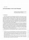 Research paper thumbnail of El materialismo "real" de José Watanabe