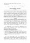 Research paper thumbnail of A Comparative Study of Underwater Wireless Optical Communication for Three Different Communication Links