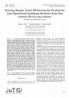 Research paper thumbnail of Rancang Bangun Sistem Monitoring dan Pembatasan Zona Operasional Kendaraan Bermotor Roda Dua berbasis Website dan Arduino