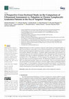 Research paper thumbnail of A Prospective Cross-Sectional Study on the Comparison of Ultrasound Assessment vs. Palpation in Chronic Lymphocytic Leukemia Patients in the Era of Targeted Therapy