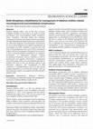 Research paper thumbnail of Multi-disciplinary rehabilitation for management of diabetes mellitus related neurological and musculoskeletal complications