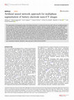 Research paper thumbnail of Artificial neural network approach for multiphase segmentation of battery electrode nano-CT images